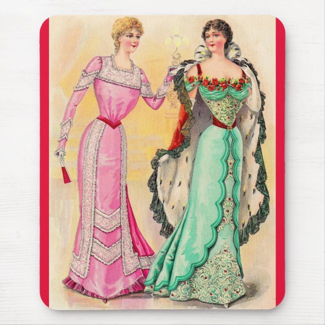 Victorian evening wear mouse mat (Front)