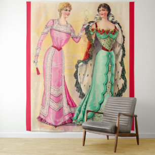 Victorian evening wear tapestry