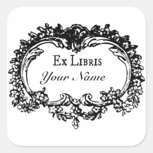 Victorian Ex-Libris Bookplate Stickers
