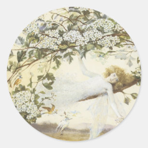 Victorian Faerie Sticker - Baby Fae