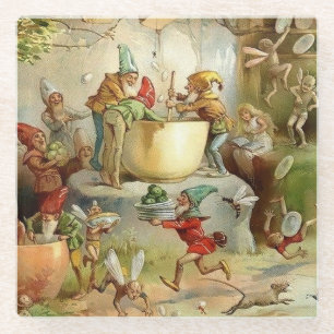 “Victorian Fairies” by E S Hardy Glass Coaster
