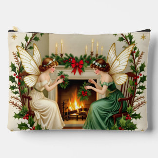 Victorian Fairies Christmas Spirirt Accessory Pouch
