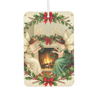 Victorian Fairies Christmas Spirirt Car Air Freshener