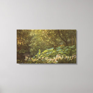 Victorian Fairies, Under the Dock Leaves by Doyle Canvas Print
