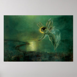 Victorian Fairy Spirit of the Night  Print