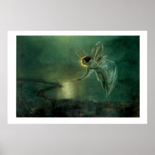 Victorian Fantasy Fairy Painting Art Print 36x24