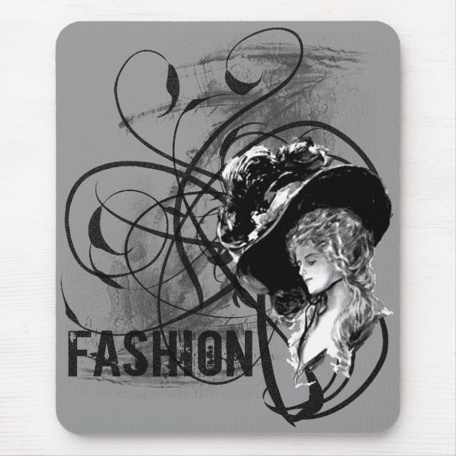 Victorian Fashion Mouse Mat (Front)