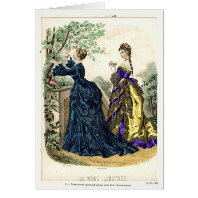 Victorian fashion plate (Front)