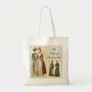 Victorian fashion plates tote bag