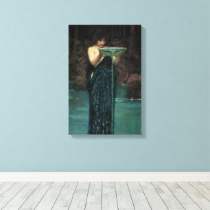 Victorian Fine Art, Circe Invidiosa by Waterhouse Canvas Print