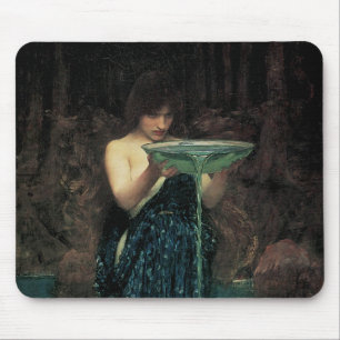 Victorian Fine Art, Circe Invidiosa by Waterhouse Mouse Mat