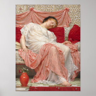 Victorian Fine Art, Jasmine by Albert Joseph Moore Poster