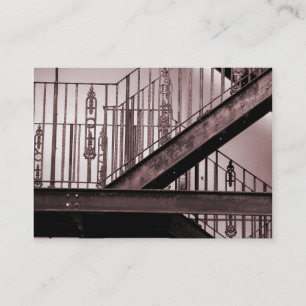 Victorian Fire Escape Business Card