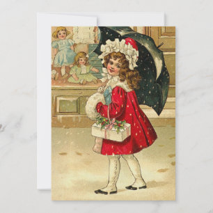 Victorian Flat Christmas Card