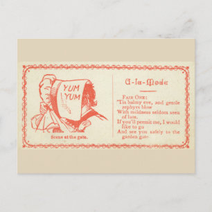 Victorian flirting card