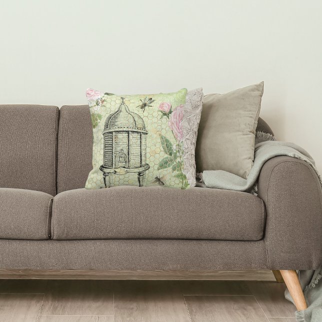 Victorian Floral Beehive  Cushion (Creator Uploaded)
