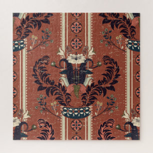 Victorian Floral Bouquet: Ornate Vintage Pattern Jigsaw Puzzle