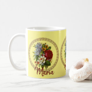Victorian Floral Mug