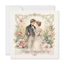 Victorian Floral Romance – Valentine’s Day Card