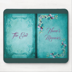 Victorian floral rose flowers elegant mouse mat