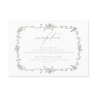 Victorian Floral Sage Green Reception Wedding 