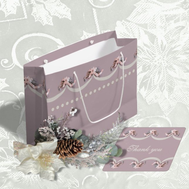 Victorian Floral Tapestry in Rose Gift Bag (Creator Uploaded)