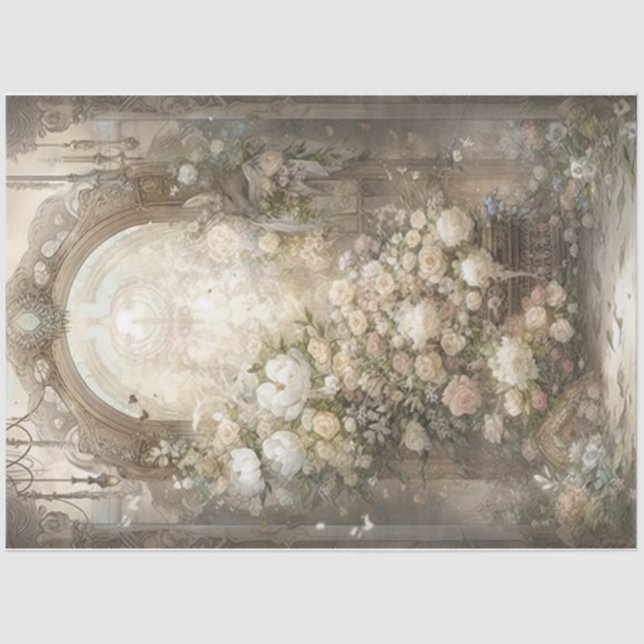 Victorian Florals Tissue Paper (Front)