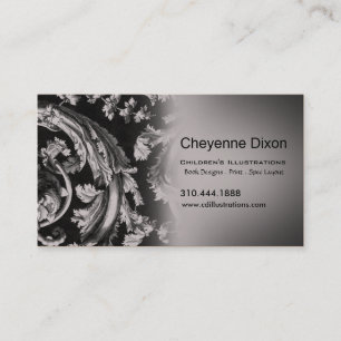 Victorian Flourish custom designer business card