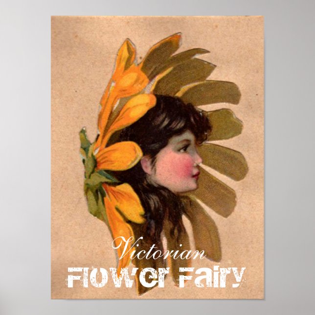 Victorian Flower Fairy Poster (Front)