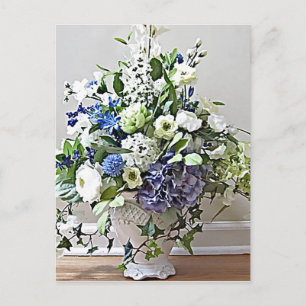 Victorian Flowers Postcard