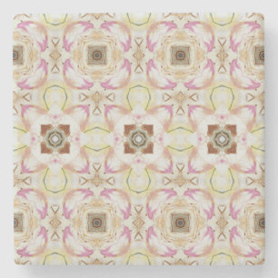 Victorian Flowers Stone Coaster