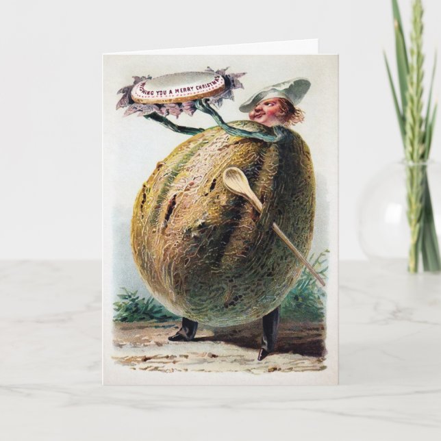 Victorian Food Holiday Card (Front)