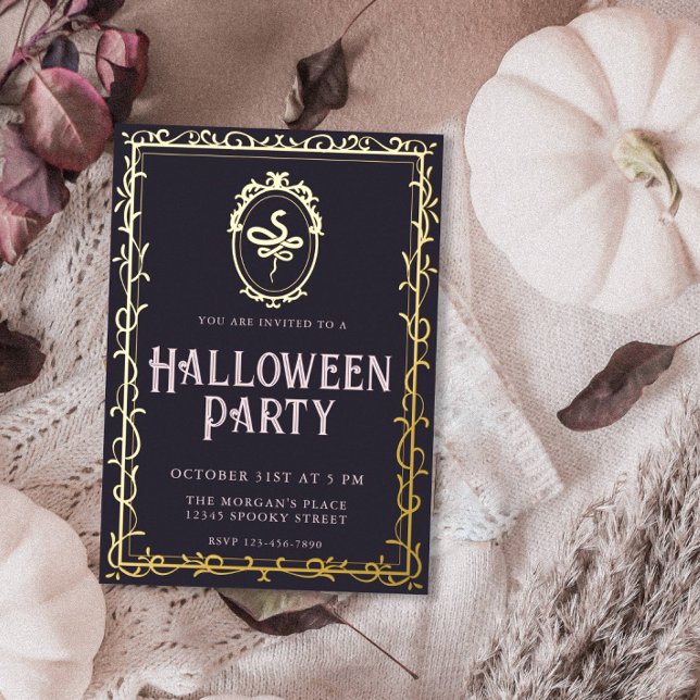 Victorian Frame Snake Halloween Party (Creator Uploaded)