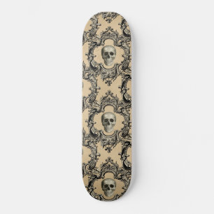 Victorian Framework Skulls Goth Skeleton Gothic Skateboard
