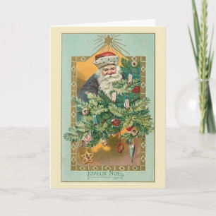 Victorian French Merry Christmas Card