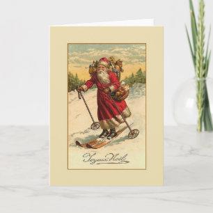 Victorian French Merry Christmas Card