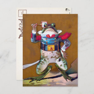 Victorian Frog Postcard