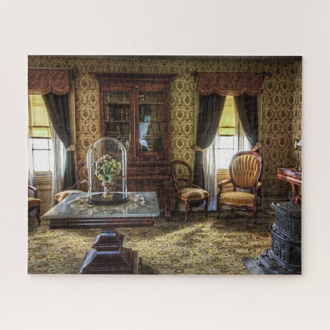 Victorian Furnished Living Room   Jigsaw Puzzle (Horizontal)