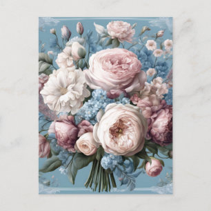 Victorian Garden Bouquet Postcard