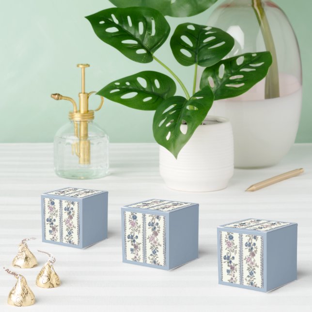 Victorian Garden Pattern Favour Box (Multiple)