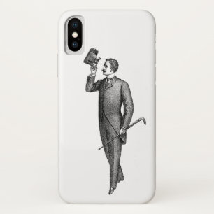 Victorian Gentleman Selfie iPhone X Case