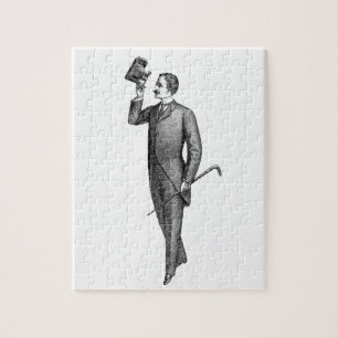 Victorian Gentleman Selfie Jigsaw Puzzle