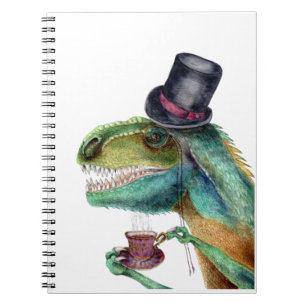 Victorian Gentleman Tyrannosaurus Rex Notebook