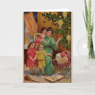 Victorian German Christmas Greeting Card