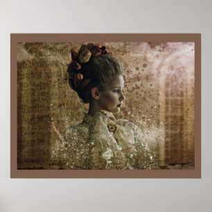 Victorian Ghost Lady-in-Waiting Poster