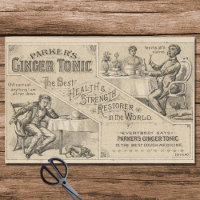 Victorian Ginger Tonic Poster Ad craft