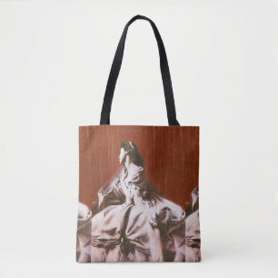 Victorian Girl In White All Over Print Bag