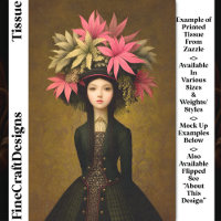 Victorian Girl, Large Floral Hat DK5L Decoupage