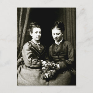 Victorian Girlfriends Postcard