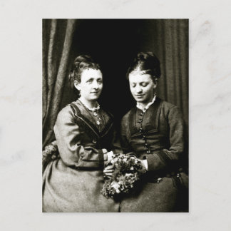 Victorian Girlfriends Postcard